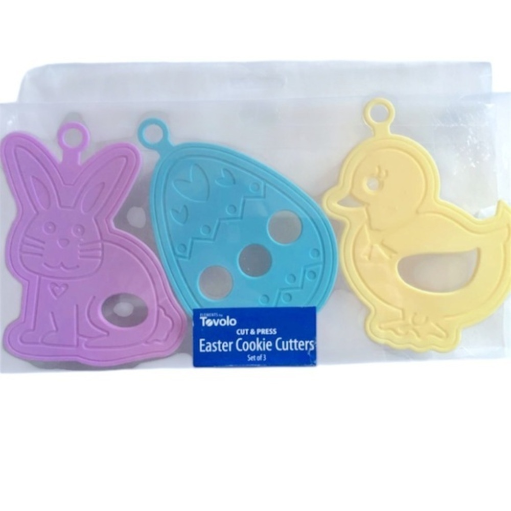 3 Set Cut & Press Cookie Cutters